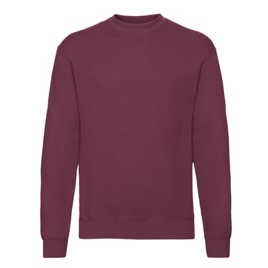 Fruit Of The Loom Mens Classic Drop Shoulder Sweatshirt (Burgundy)