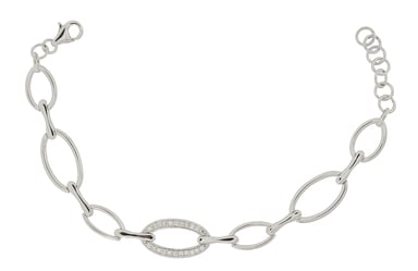 Orphelia Women's 925 Sterling Silver Bracelet - Silver ZA-1906