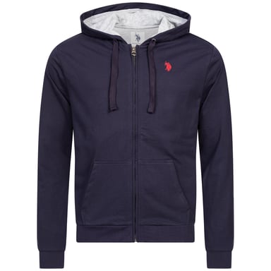 U.S. Polo ASSN. Sweat jacket with hood in Navy