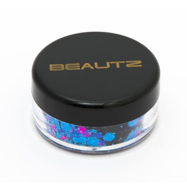 Aquarius Beautz Chunky Glitter 10ml pot with 5 gram Glitter, Mermaid