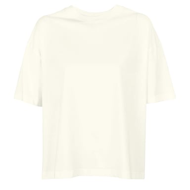 SOLS Womens/Ladies Boxy Organic Oversized T-Shirt (Off White)