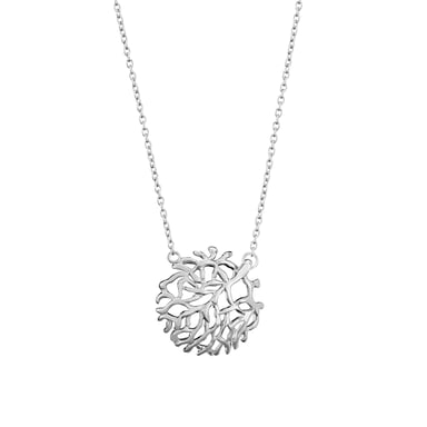 Orphelia 'Flavie' Women's 925 Sterling Silver Chain with Pendant - Silver ZH-7502
