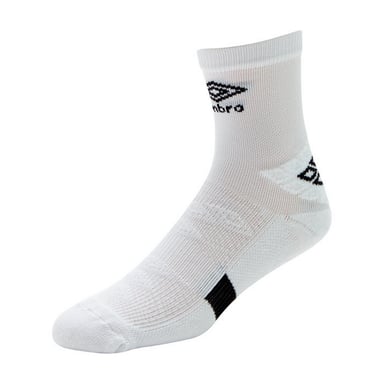 Umbro Mens Protex Gripped Ankle Socks (White/Black)