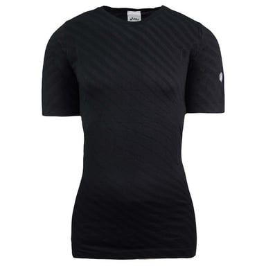 Asics sin costuras camiseta negra para hombre