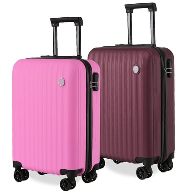 Maleta de cabina rígida de 36 x 22 x 56 cm, apta para Easyjet, Ryanair, Wizzair