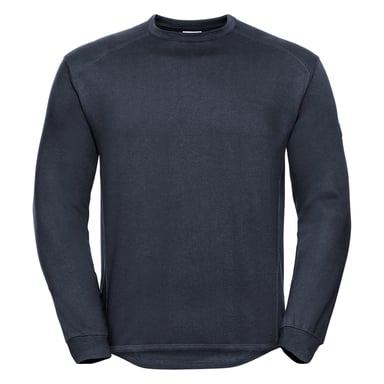 Russell Mens Crew Neck Set In Sweatshirt Top (French Navy)