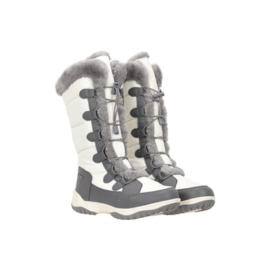 Mountain Warehouse Womens/Ladies Snowflake Extreme Long Snow Boots (White)