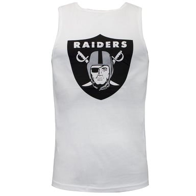 Fanatics Oakland Raiders Chaleco blanco para hombre
