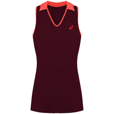 Asics Logo Womens Burgundy Padel Vest