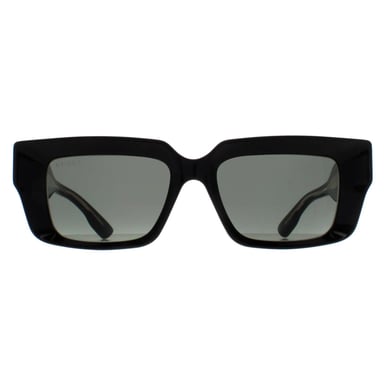 Gucci Rectángulo Mujer Negro Gris GG1529S