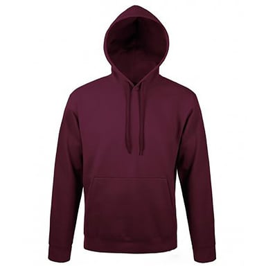 SOLS Snake Unisex Hooded Sweatshirt / Hoodie (Burgundy)