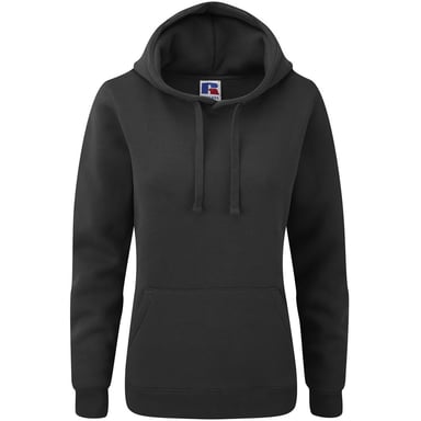 Russell Womens Premium Authentic Hoodie (3-Layer Fabric) (Black)