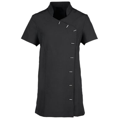 Premier Womens/Ladies Orchid Short-Sleeved Tunic (Black)
