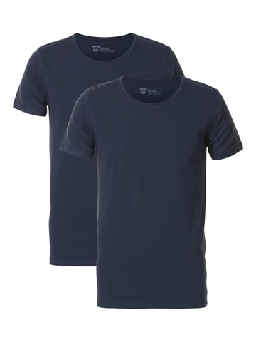 Petrol Industries - 2-pack Basic Crew Neck T-shirts Men - Deep Navy
