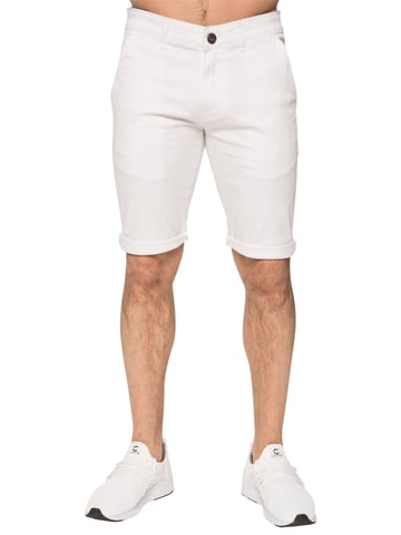 Enzo | Pantalones Cortos Chinos Ajustados para Hombre con Elástico