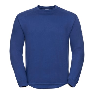 Russell Mens Spotshield Heavy Duty Crew Neck Sweatshirt (Bright Royal Blue)