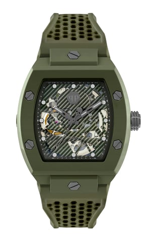 Reloj de Hombre Philipp Plein The Skeleton Ecoceramic Verde PWVBA0223