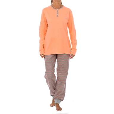 Pijama de invierno GEOMETRICAL ORANGE