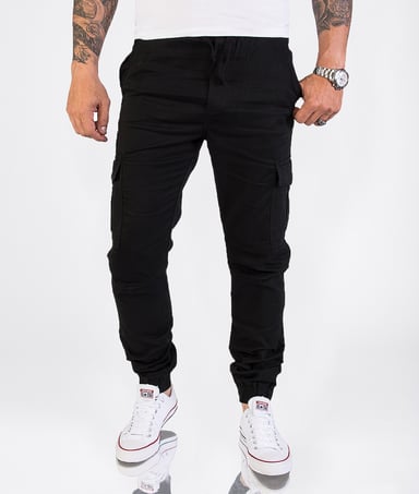 Rock Creek Cargohose Schwarz