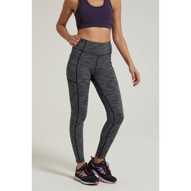 Mountain Warehouse Womens/Ladies Breathe & Balance High Waist Leggings (Black)