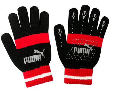 Guantes Puma No 1 Logo Cat Magic Winter negro rojo unisex
