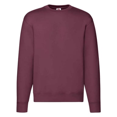 Fruit of the Loom Mens Premium Drop Shoulder Sweatshirt (Burgundy)