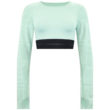 Gymshark Vision Womens Green Training Crop Top