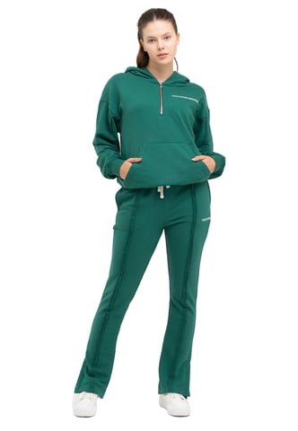 Tom Barron Ladies Quarter Zip Logo Stylish Tracksuit Oversize