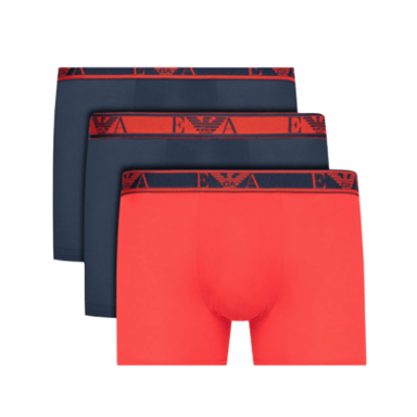 Pack de 3 calzoncillos bóxer largos con logotipo de Emporio Armani para hombre (Ilimitado)