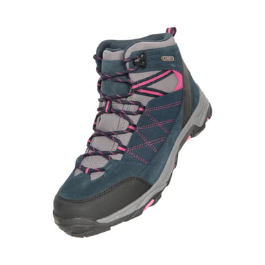 Mountain Warehouse Womens/Ladies Rapid Suede Waterproof Walking Boots (Navy)
