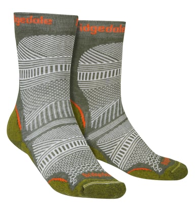 Bridgedale - Calcetines Ultraligeros para Hombre - Verde