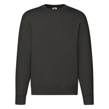 Fruit of the Loom Mens Premium Set-in Sweatshirt (Charcoal)
