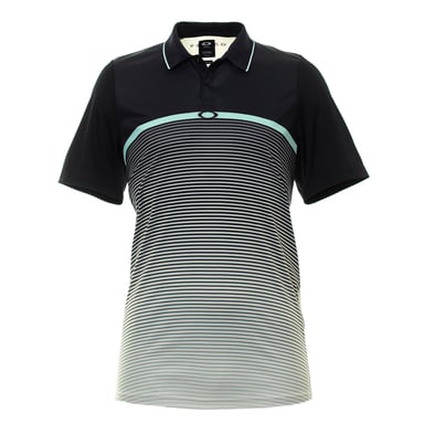 Oakley Black Stripe Ellipse Golf Polo de polo - hombre
