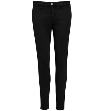 SOLS Womens/Ladies Jules 7/8 Chinos (Black)