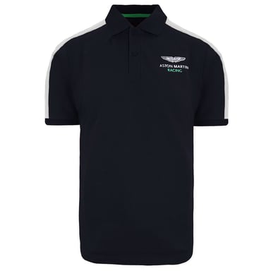 Hackett Aston Martin Racing Mens Navy Polo