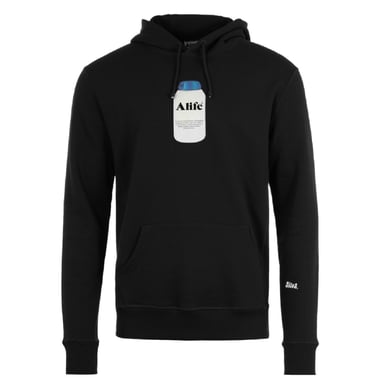 Alife Painkiller sudadera con capucha negra