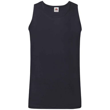 Fruit of the Loom Mens Athletic Vest Top (Deep Navy)