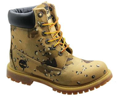 Timberland de 6 pulgadas Botas para mujer Beige Camo Camuflage Lace Up 8357b B83b