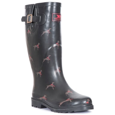 Trespass Womens/Ladies Samira Wellington Boots (Dog Print)