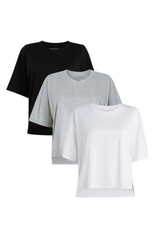 3-Pack Crew Neck Boxy Fit T-Shirt