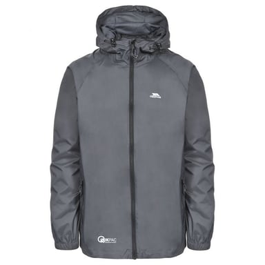 Trespass Adults Unisex Qikpac Packaway Waterproof Jacket (Flint)