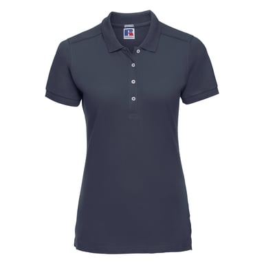 Russell Womens/Ladies Stretch Short Sleeve Polo Shirt (French Navy)