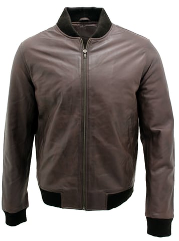 Chaqueta bomber de cuero de Varisty