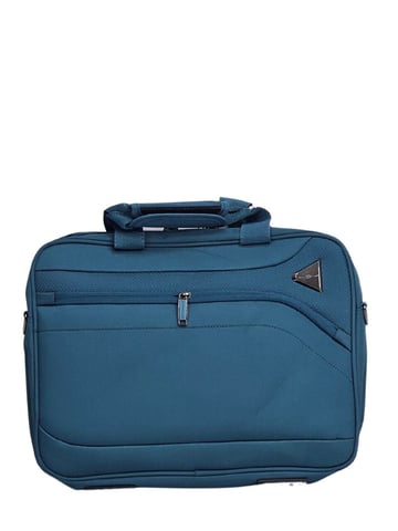 Bolso ligero para portátil en color verde azulado