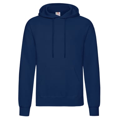 Fruit Of The Loom Mens Hooded Sweatshirt / Hoodie (Navy)