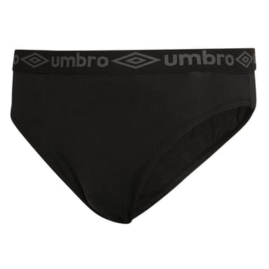 Umbro Mens Plain Briefs (Pack of 3) (Black)