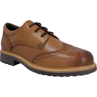 Hunter Cawdor Leather Men's Tan Brogues Shoes