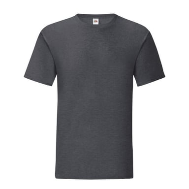 Fruit Of The Loom Mens Iconic 150 T-Shirt (Dark Heather)