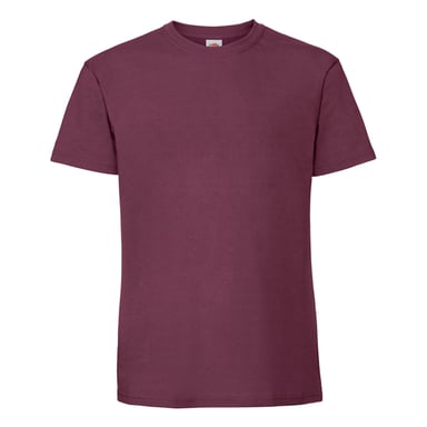 Fruit of the Loom Mens Iconic Premium Ringspun Cotton T-Shirt (Burgundy)