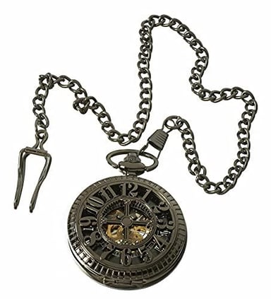 Reloj de bolsillo automático mecánico Peaky Blinders Vintage Double Hunter
